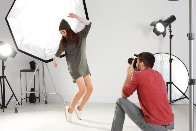 Portretowa sesja fotograficzna