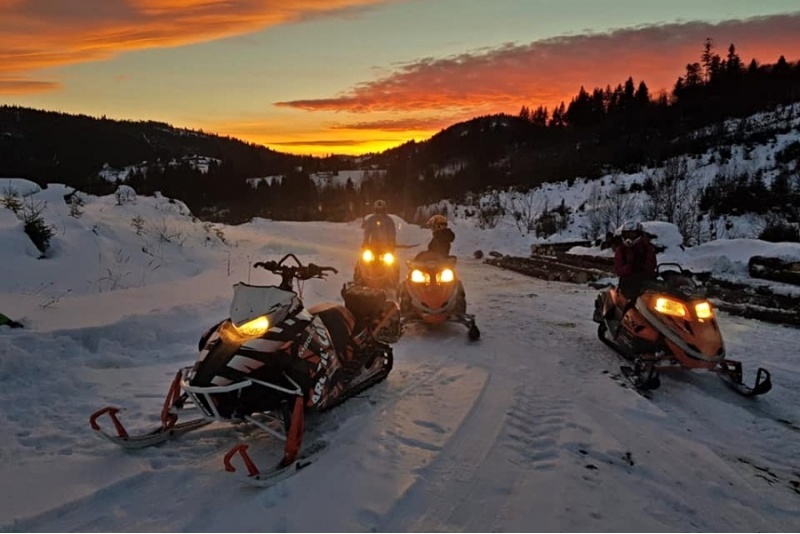 Jazda skuterem śnieżnym z Extreme Beskid