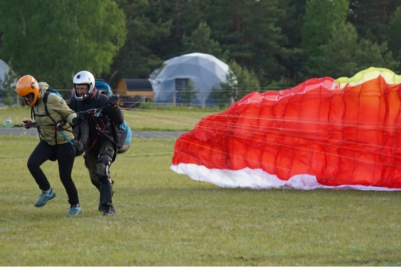 Lot paralotnią w okolicy Trójmiasta