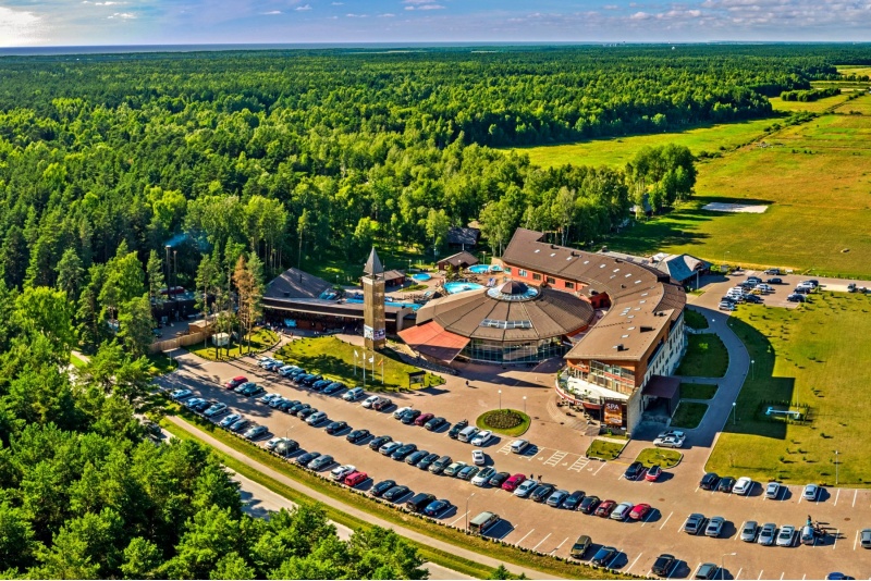 2 noclegi ze strefą SPA dla dwojga w „Atostogų parkas” w Połądze