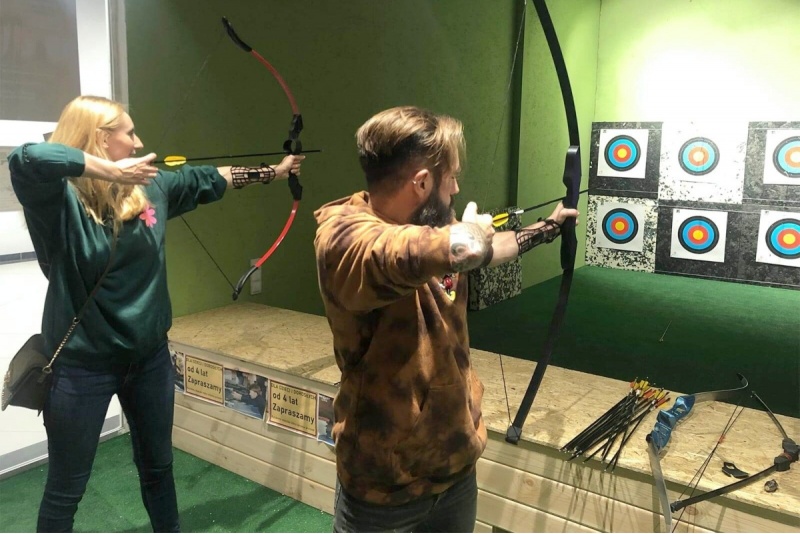 Lekcja łucznictwa w strzelnicy Shooterclub w Gdańsku