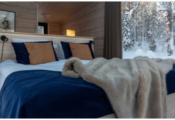 Zakwaterowanie w szklanym pokoju w Arctic Skylight Lodge
