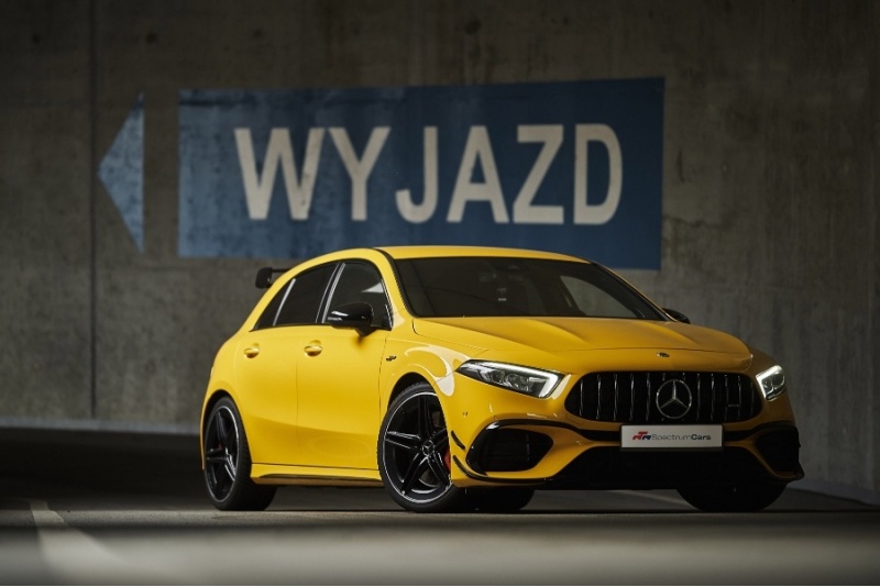 Jazda Mercedesem AMG A45s ulicami Katowic