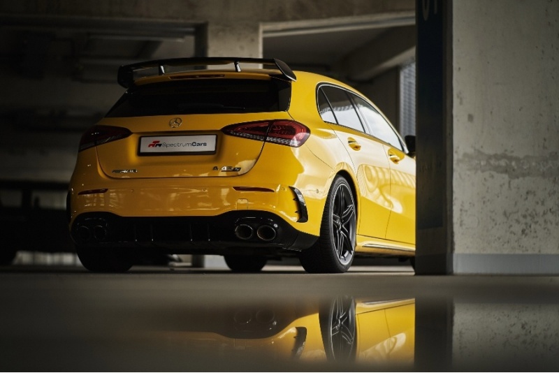 Jazda Mercedesem AMG A45s ulicami Katowic