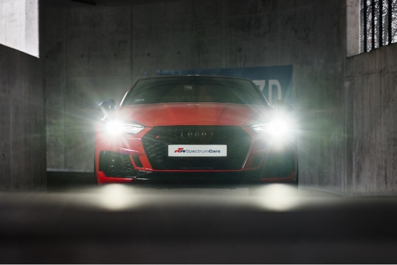 Jazda Audi RS5 ulicami Katowic