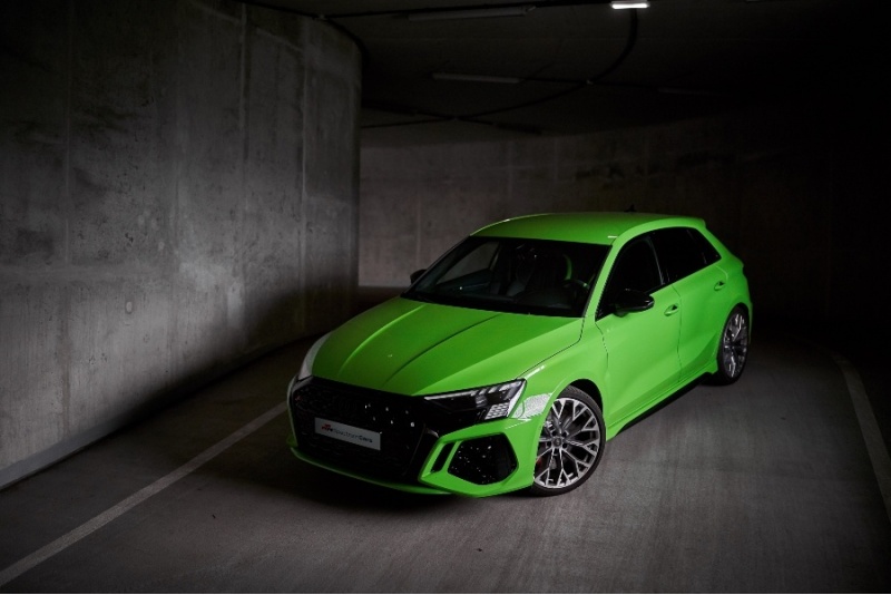 Jazda Audi RS3 ulicami Katowic