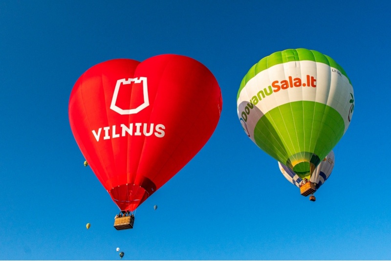Lot balonem w Wilnie z klubem baloniarskim „Audenis”