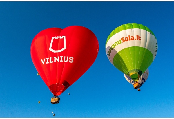 Lot balonem w Wilnie z klubem baloniarskim „Audenis”
