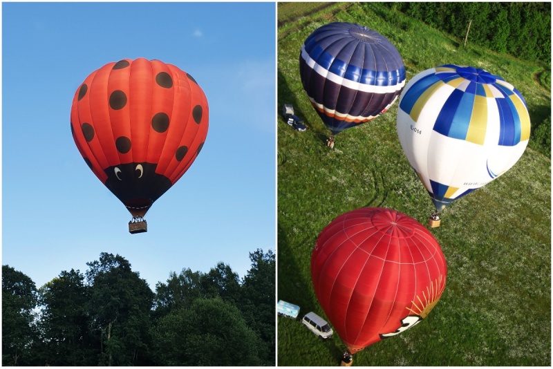 Lot balonem BizBizMārīte w Jełgawie, Bausce lub Rundāle od "GaisaBaloni.lv"