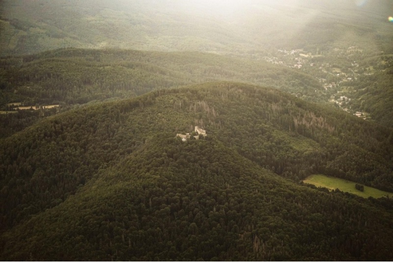 Lot helikopterem w Karkonoszach