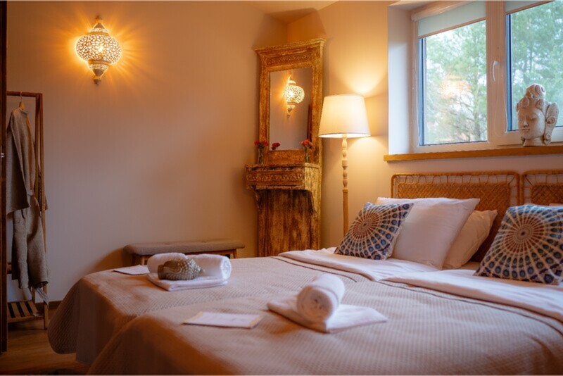 Nocleg ze SPA i kolacją dla dwojga w „Shanti Delux SPA” w rejonie trockim