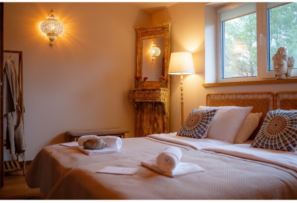 Nocleg ze SPA i kolacją dla dwojga w „Shanti Delux SPA” w rejonie trockim