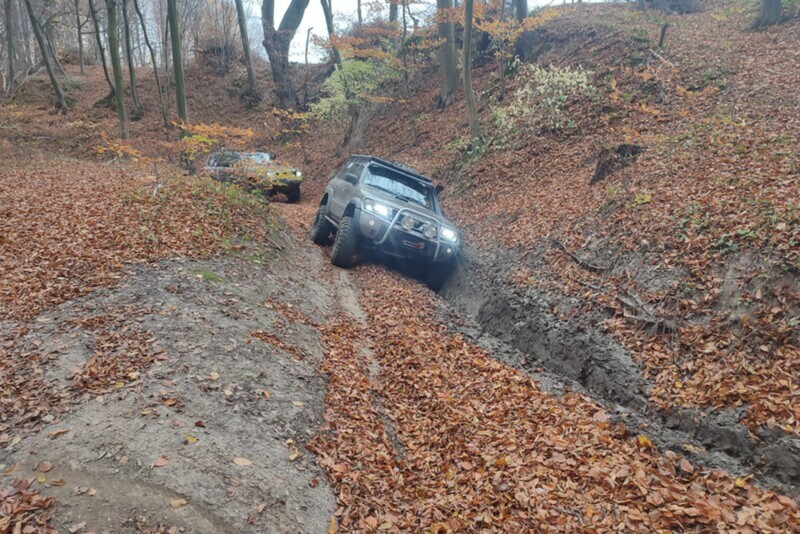 Jazda Off-Road Jeep Cherokee XJ