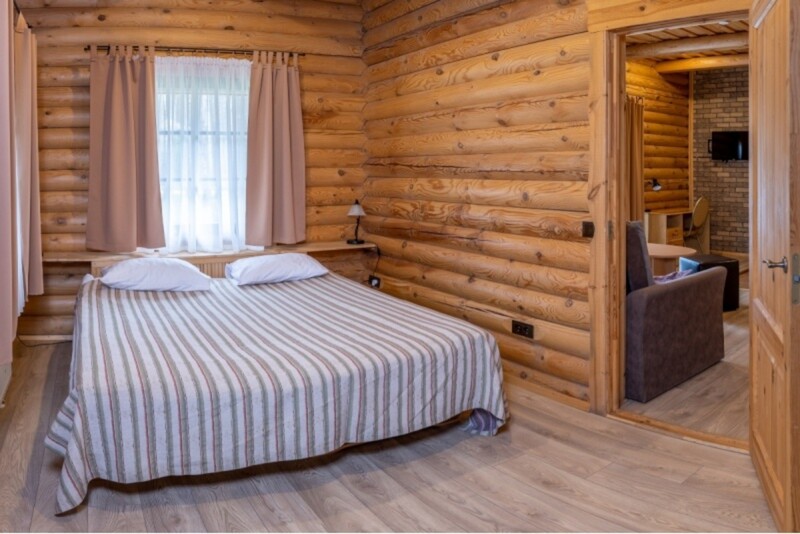 Wypoczynek w willi ze strefą SPA dla 3-osobowej rodziny w „Atostogų parkas” w Połądze