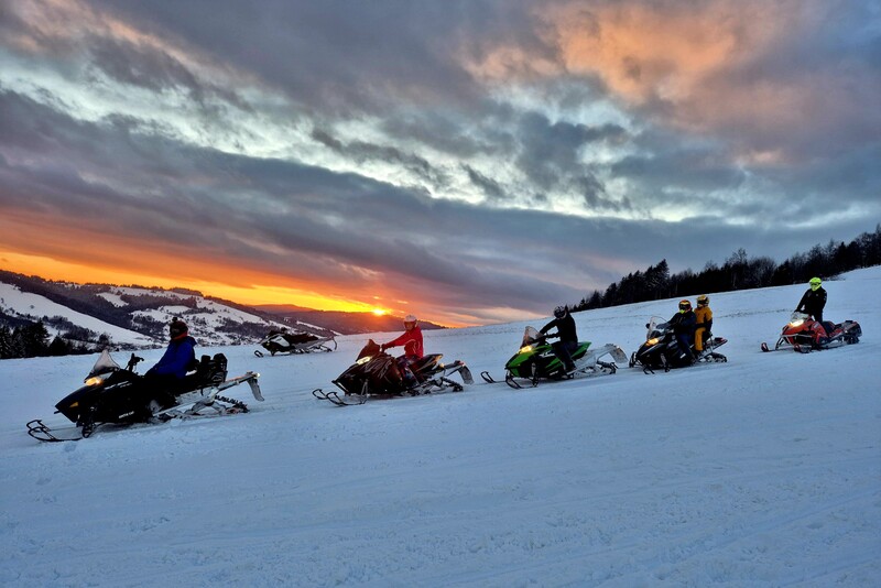 Jazda skuterem śnieżnym z Extreme Beskid
