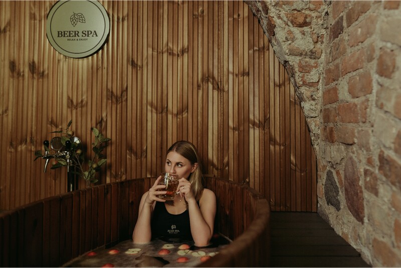 Zabieg piwnego SPA „BEER SPA” w Wilnie