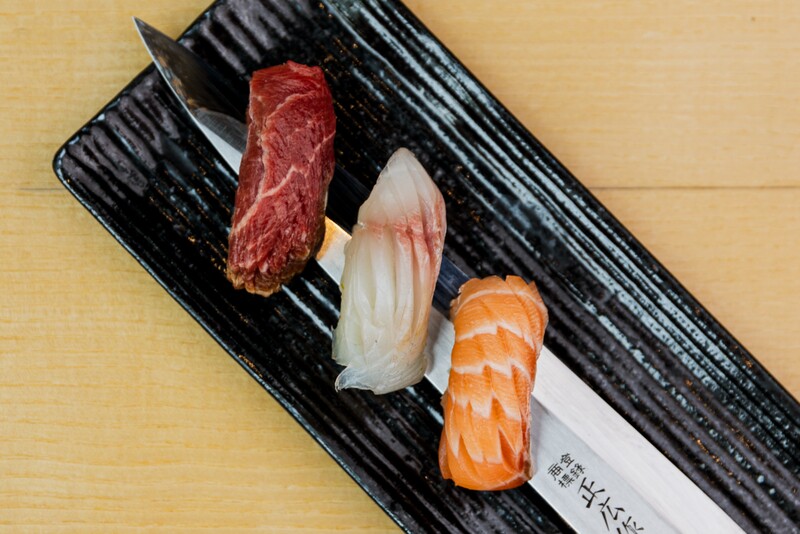 Degustacja sake połączona z pairingiem nigiri w Nago sushi and sake w Krakowie