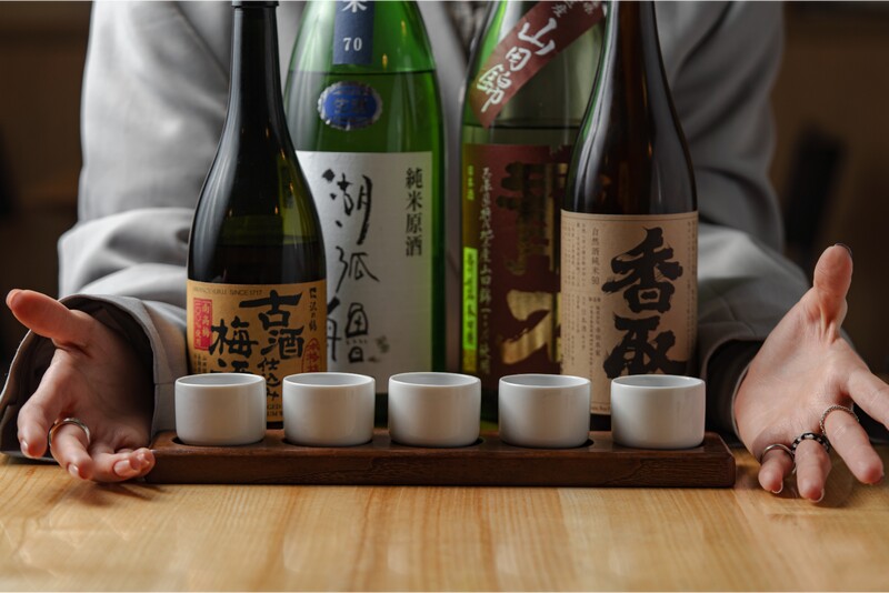 Degustacja sake połączona z pairingiem nigiri w Nago sushi and sake w Krakowie