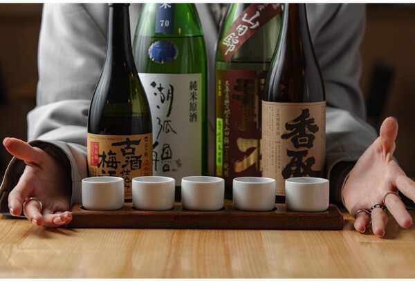 Degustacja sake połączona z pairingiem nigiri w Nago sushi and sake w Krakowie