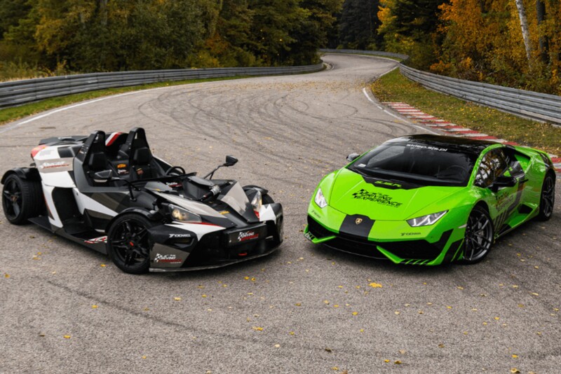 Lamborghini vs KTM X-Bow w Kielcach