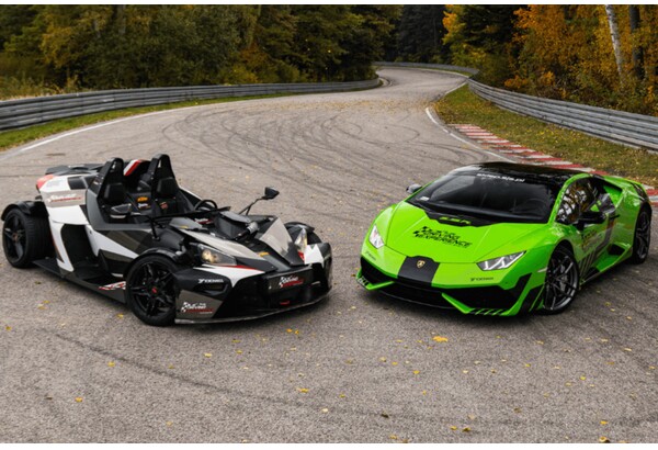 Lamborghini vs KTM X-Bow w Kielcach