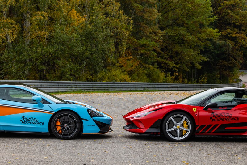 Jazda za kierownicą-pojedynek McLaren vs Ferrari