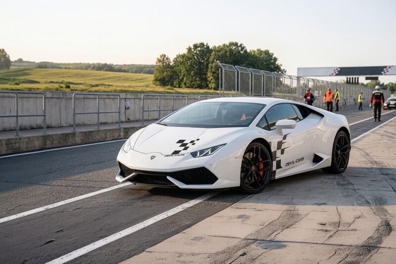 Przejażdżka za kierownicą samochodu Lamborghini Huracan w wybranym mieście