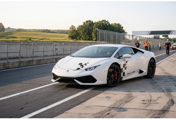 Przejażdżka za kierownicą samochodu Lamborghini Huracan w wybranym mieście