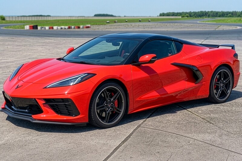 Przejażdżka za kierownicą samochodu Chevrolet Corvetta C8 w wybranym mieście
