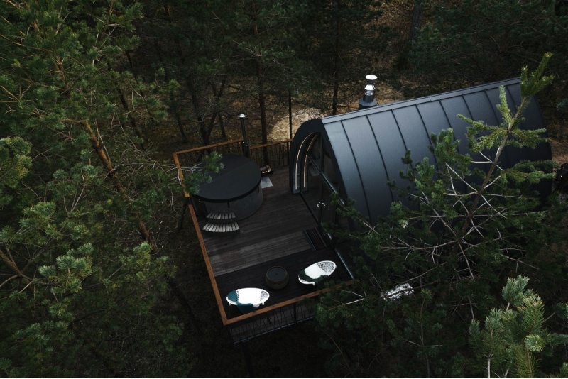 Nocleg w bungalowie „Jungle SPA” 4 metry nad ziemią i gorąca balia