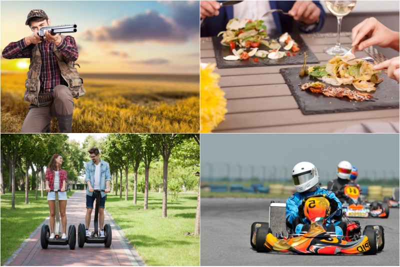 Brązowy zestaw prezentowy