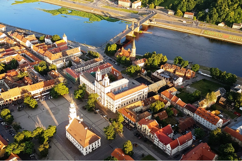 Lot balonem nad Kownem