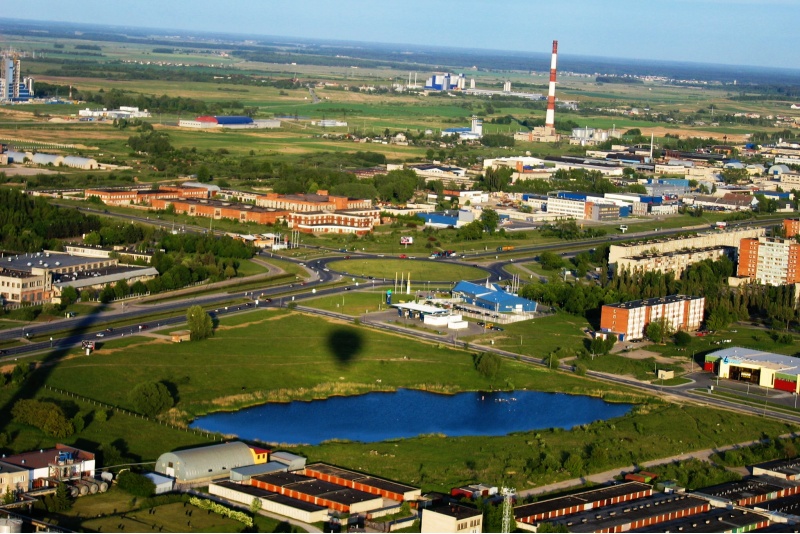 Lot balonem nad Kłajpedą z „Oreivystės centru”