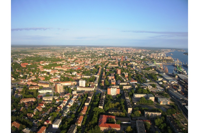 Lot balonem nad Kłajpedą z „Oreivystės centru”