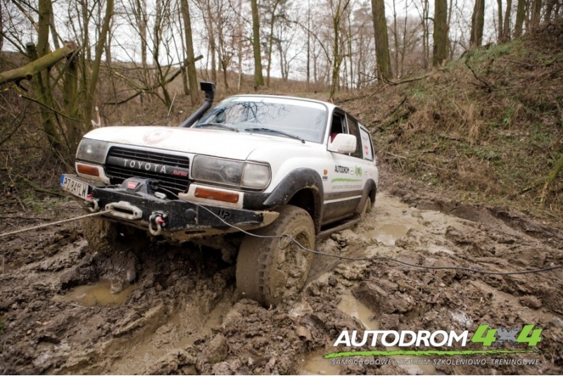 Jazda na torze off road  samochodem Ford Ranger