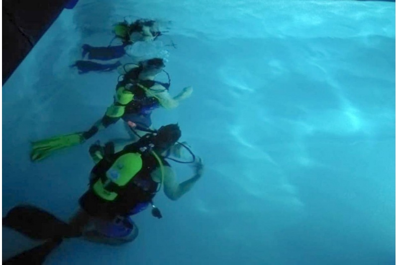 Próbne nurkowanie w Centrum nurkowym Beskid Divers