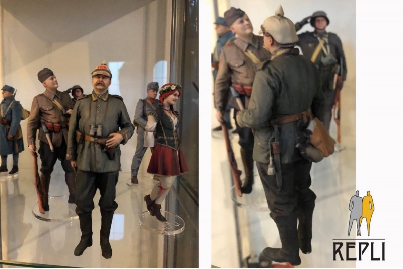 Figurka 3D jednej osoby w studiu Repli w okolicach Krakowa