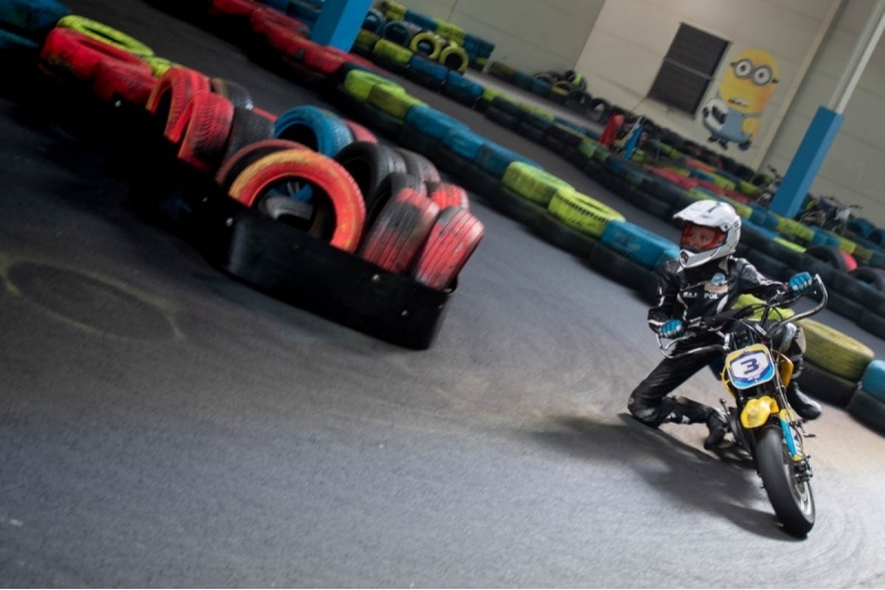 Jazda na Pitbike MRF 120 w SKW Racing Park