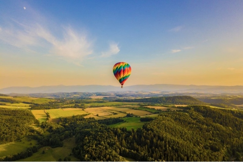 Zaręczynowy lot balonem
