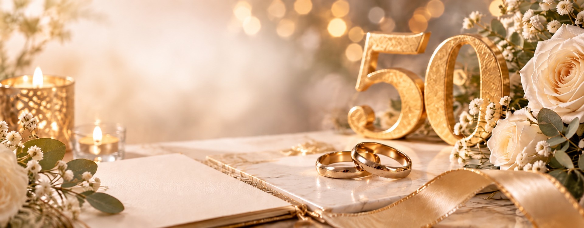 Życzenia na 50 rocznicę ślubu – piękne słowa na Złote Gody