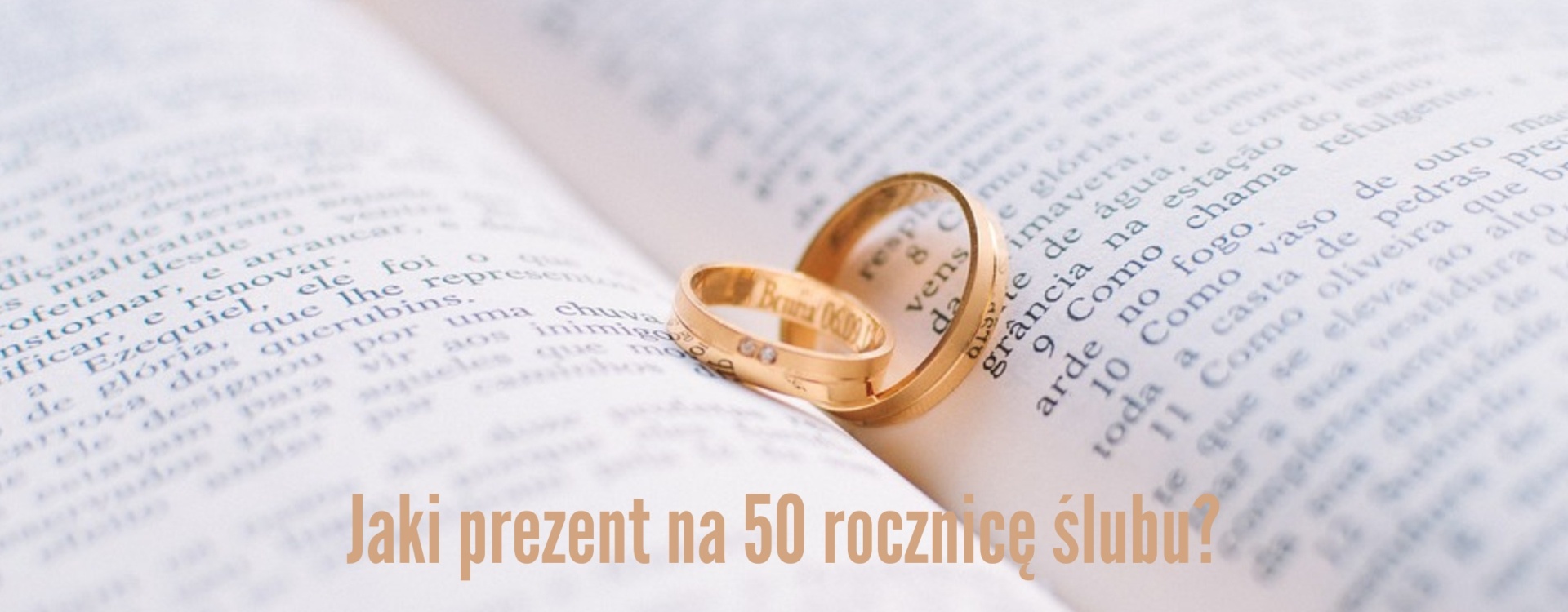 Jaki prezent na 50 rocznicę ślubu?